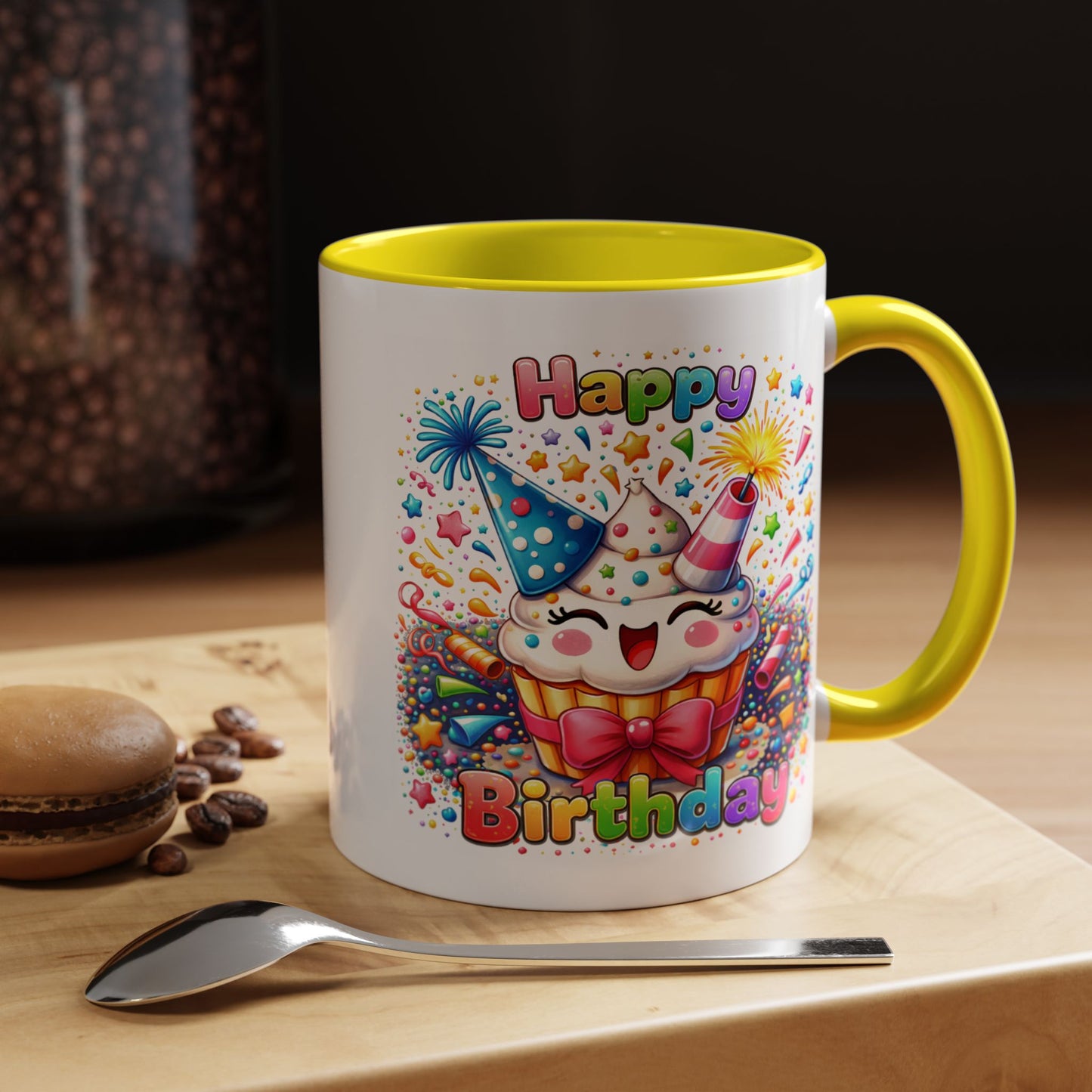 Birthday Mug - Happy Cupcake