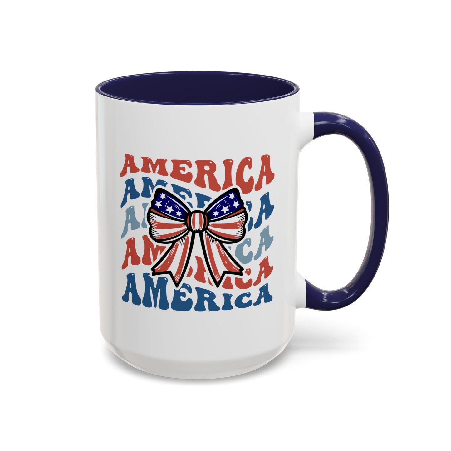 4th of July Mug - America Bow