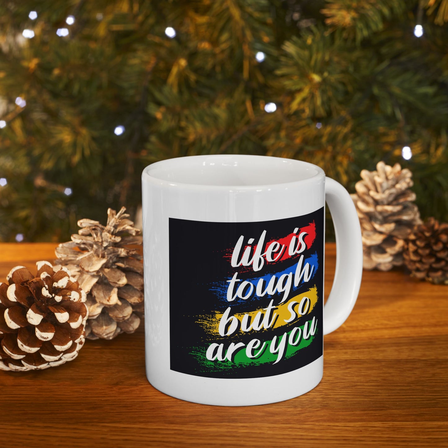 Wellness Mug - Life Is Tough Sketch