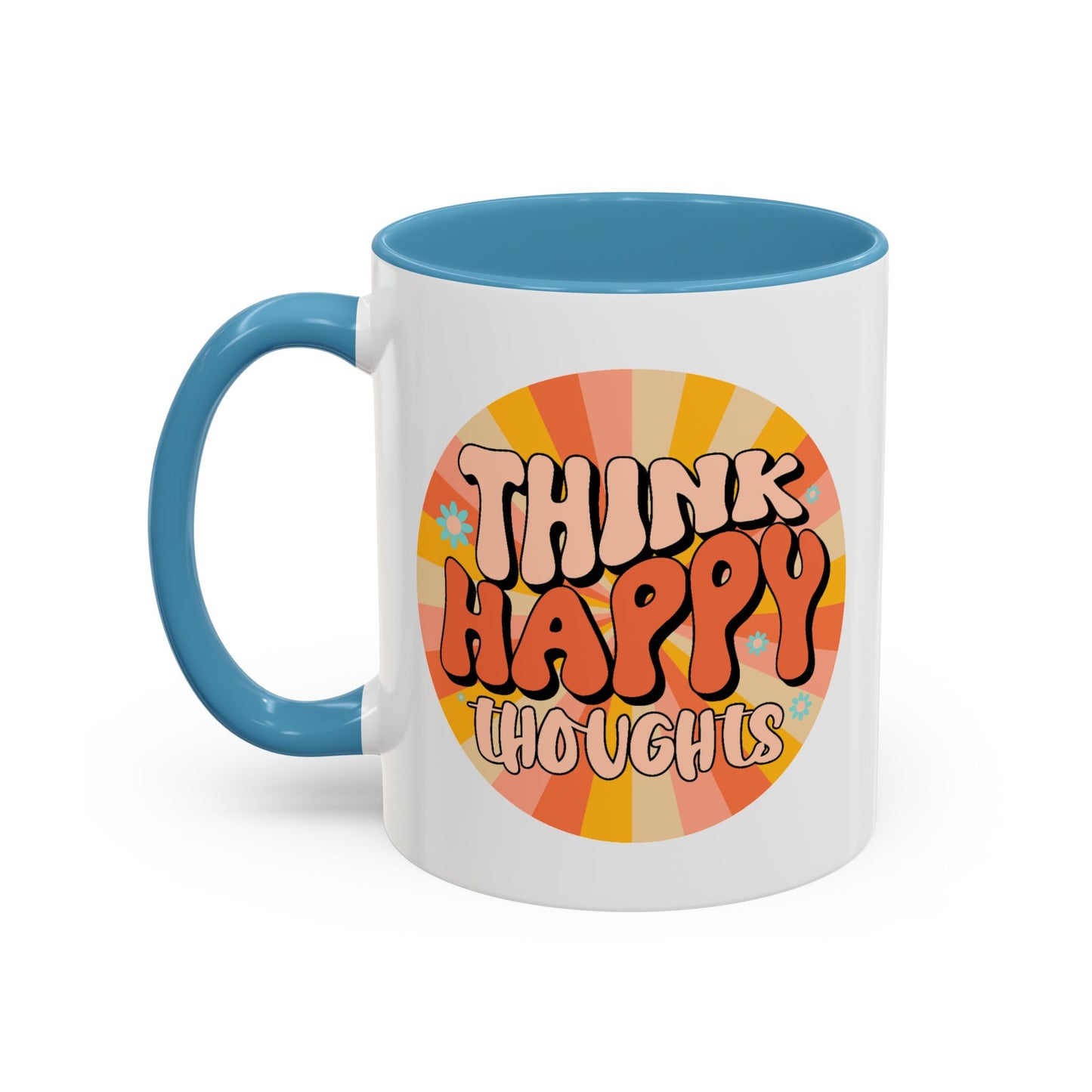 Wellness Mug - Think Happy Thoughts Hippie