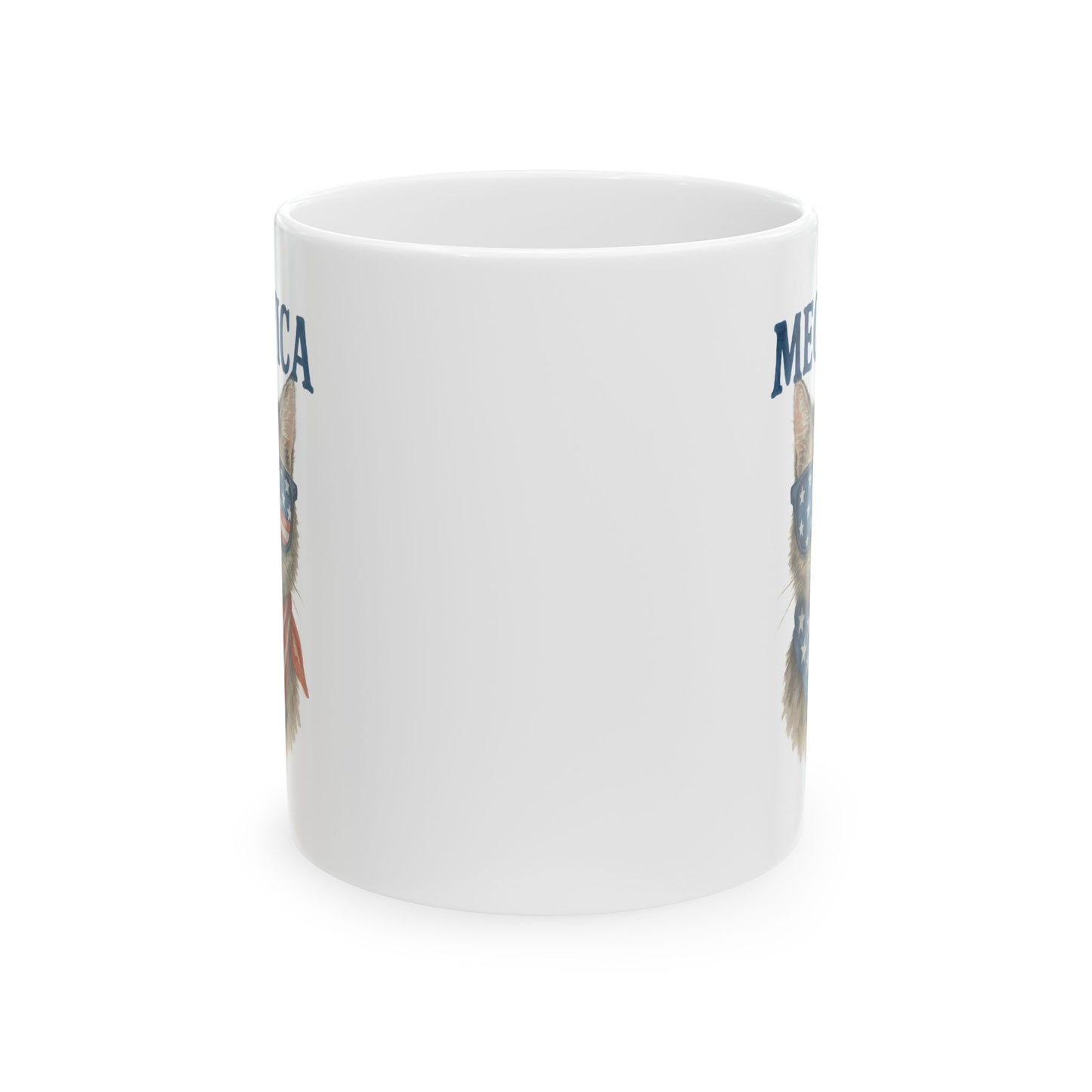 4th of July Mug - Meowica Cat