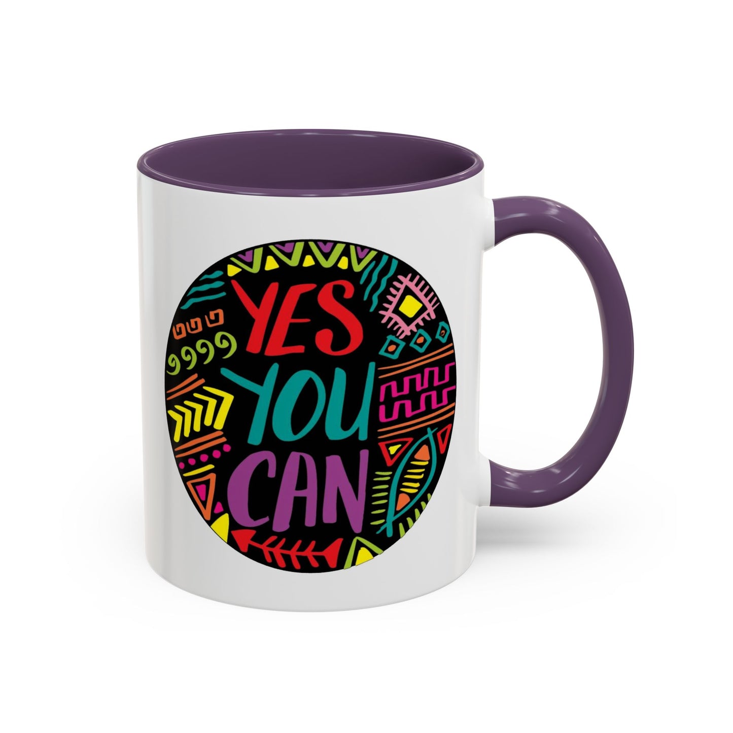 Motivation Mug - Yes You Can Badge