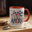 4th of July Mug - Floral America Patriotic