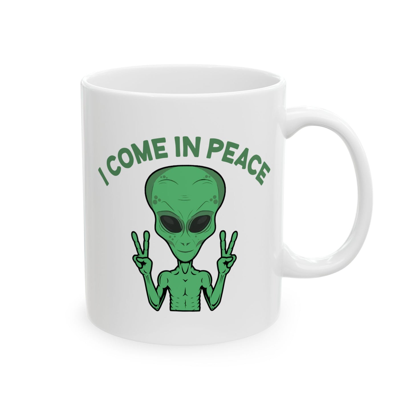 Alien Mug - I Come In Peace