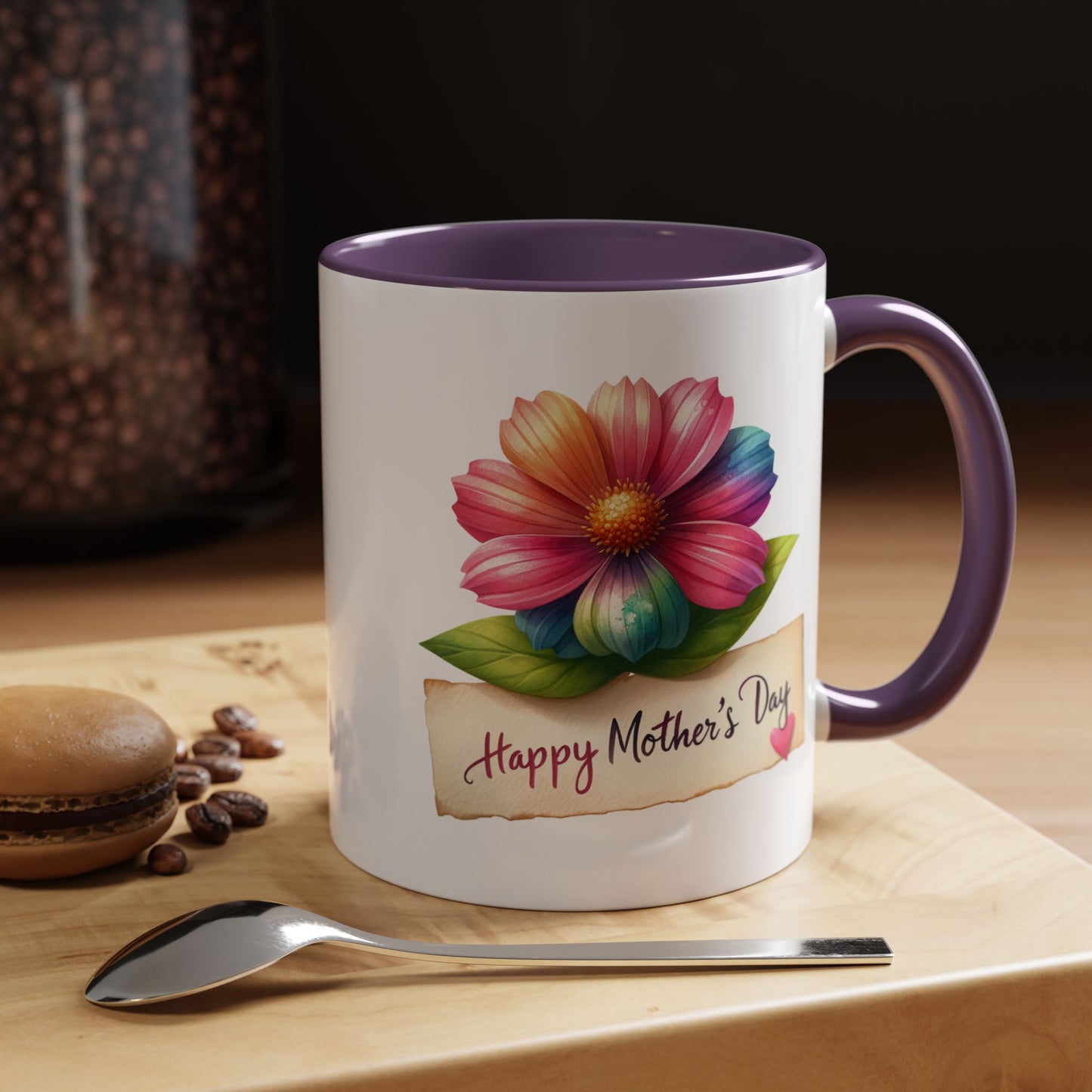Mother's Day Mug - Happy Mother's Day Flower