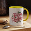 Christmas Mug - Merry Christmas Red Text Mistletoe