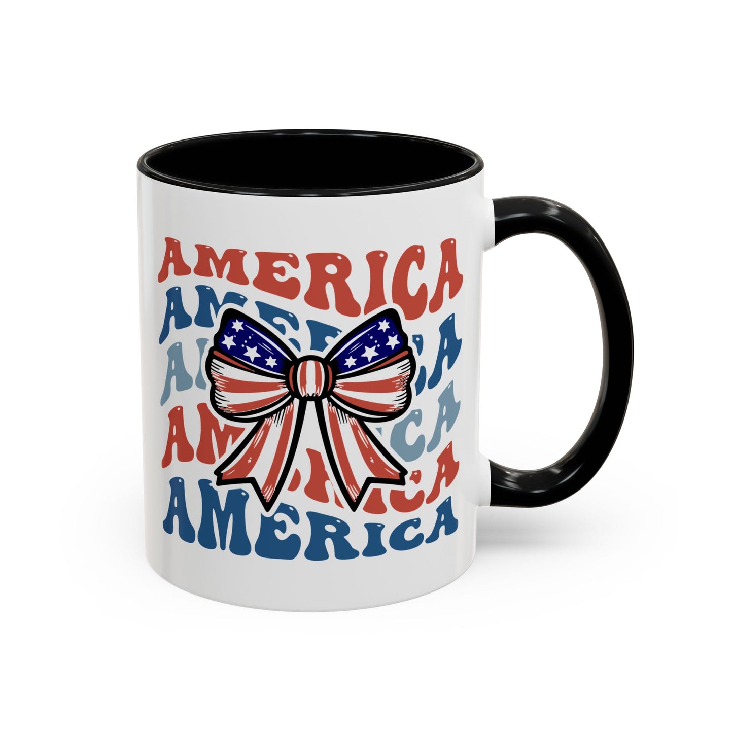 4th of July Mug - America Bow