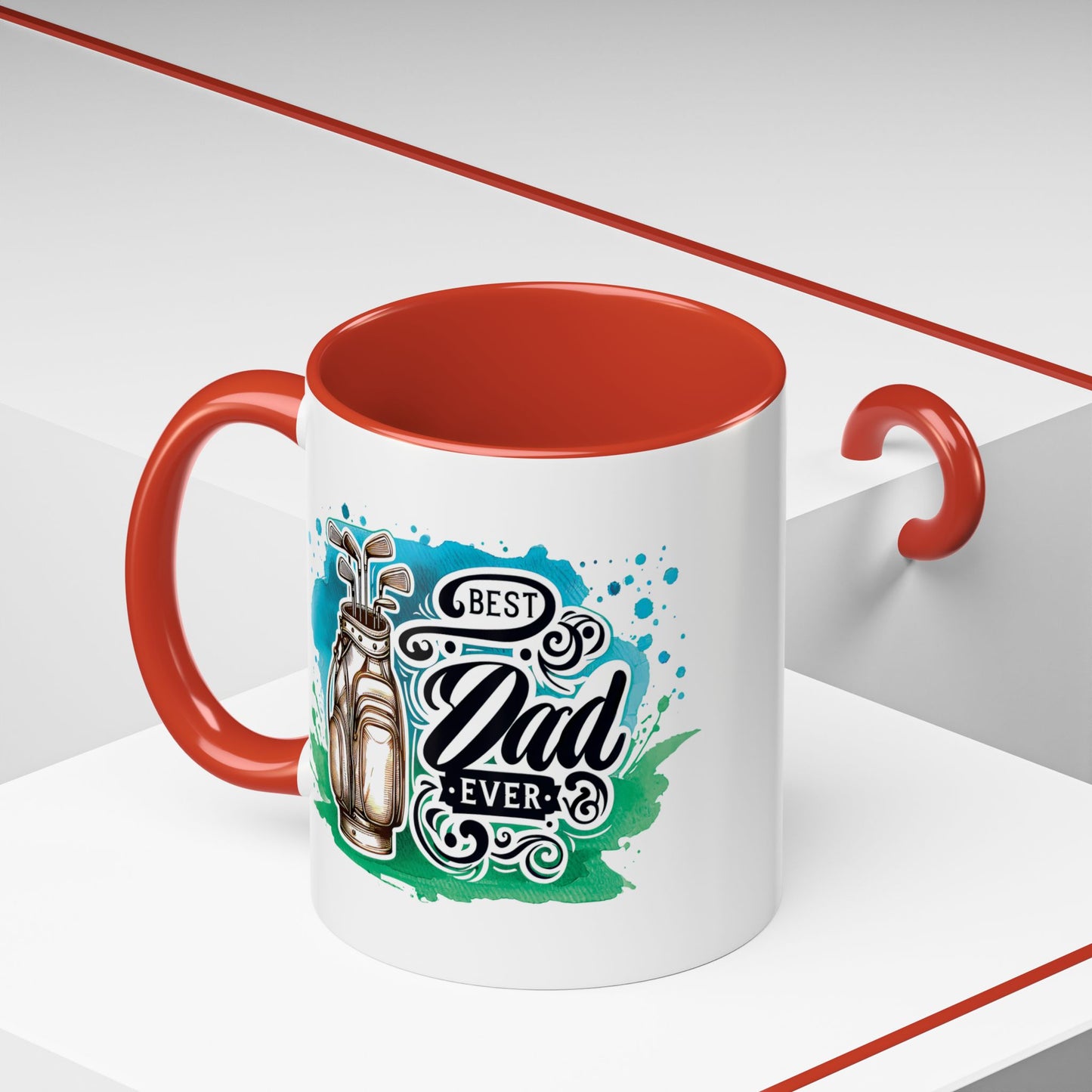 Father's Day Mug - Best Dad Ever Golf