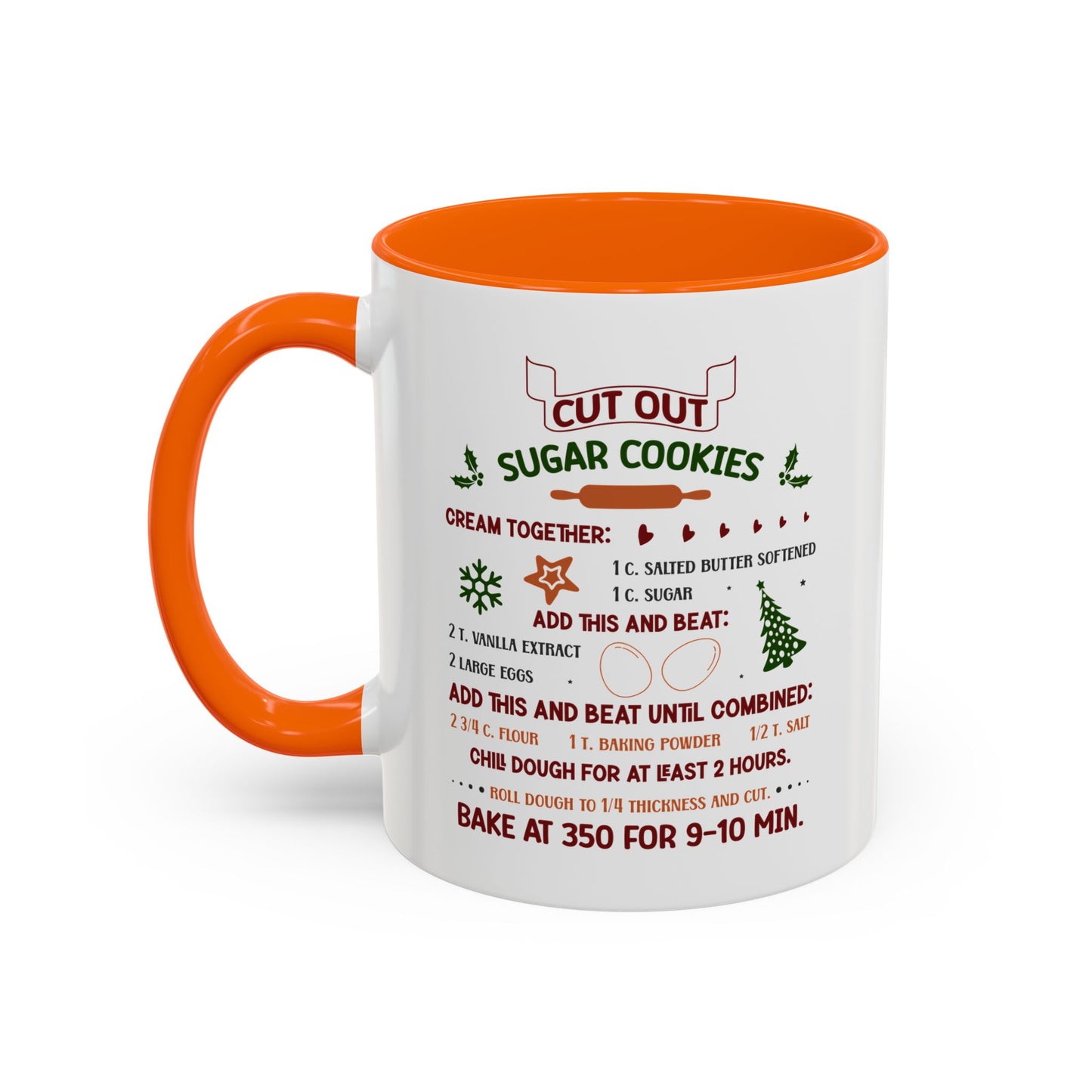 Christmas Mug - Cut Out Sugar Cookies Recipe