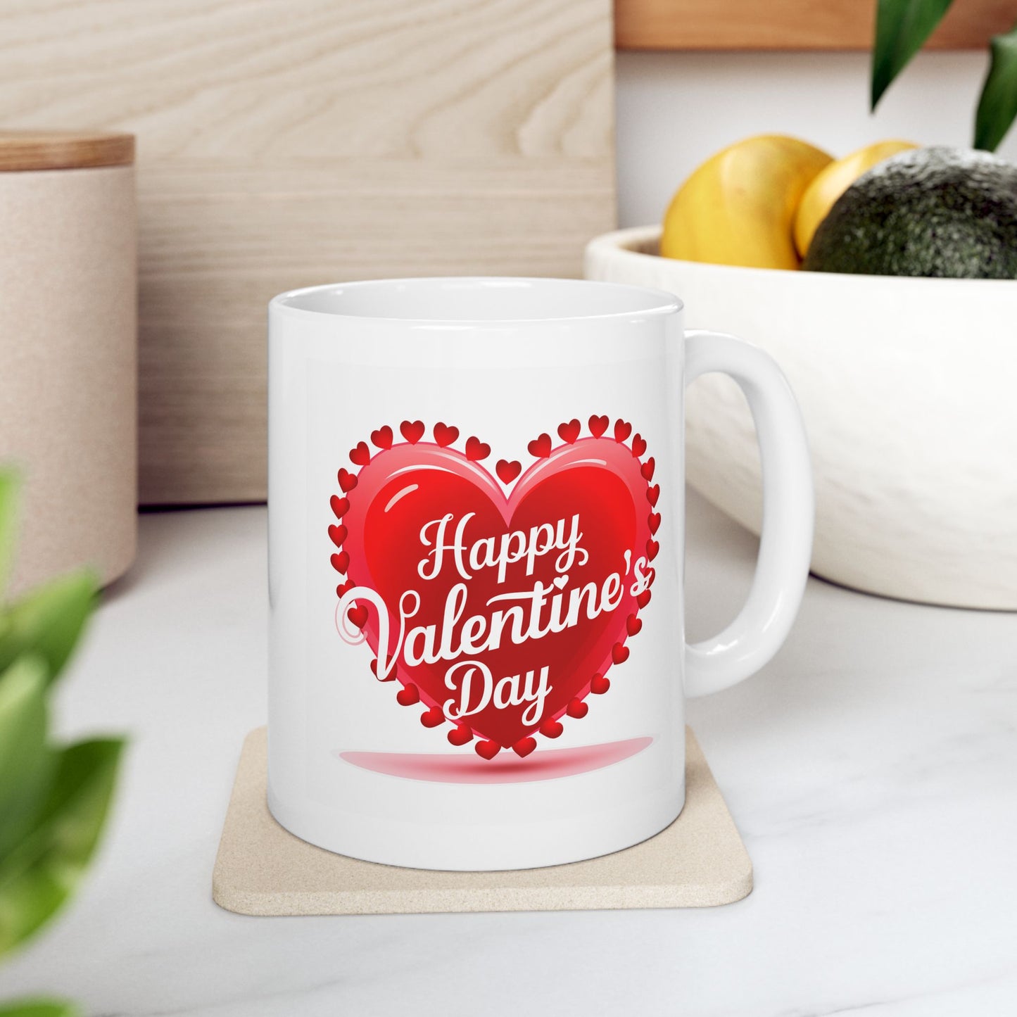 Valentine's Day Mug - Happy Red Heart