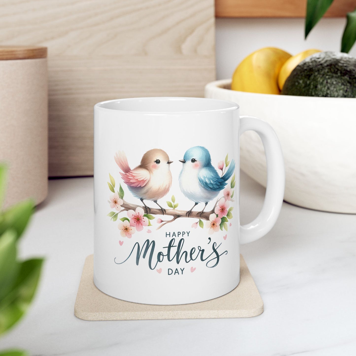 Mother's Day Mug - Happy Mother's Day Birds