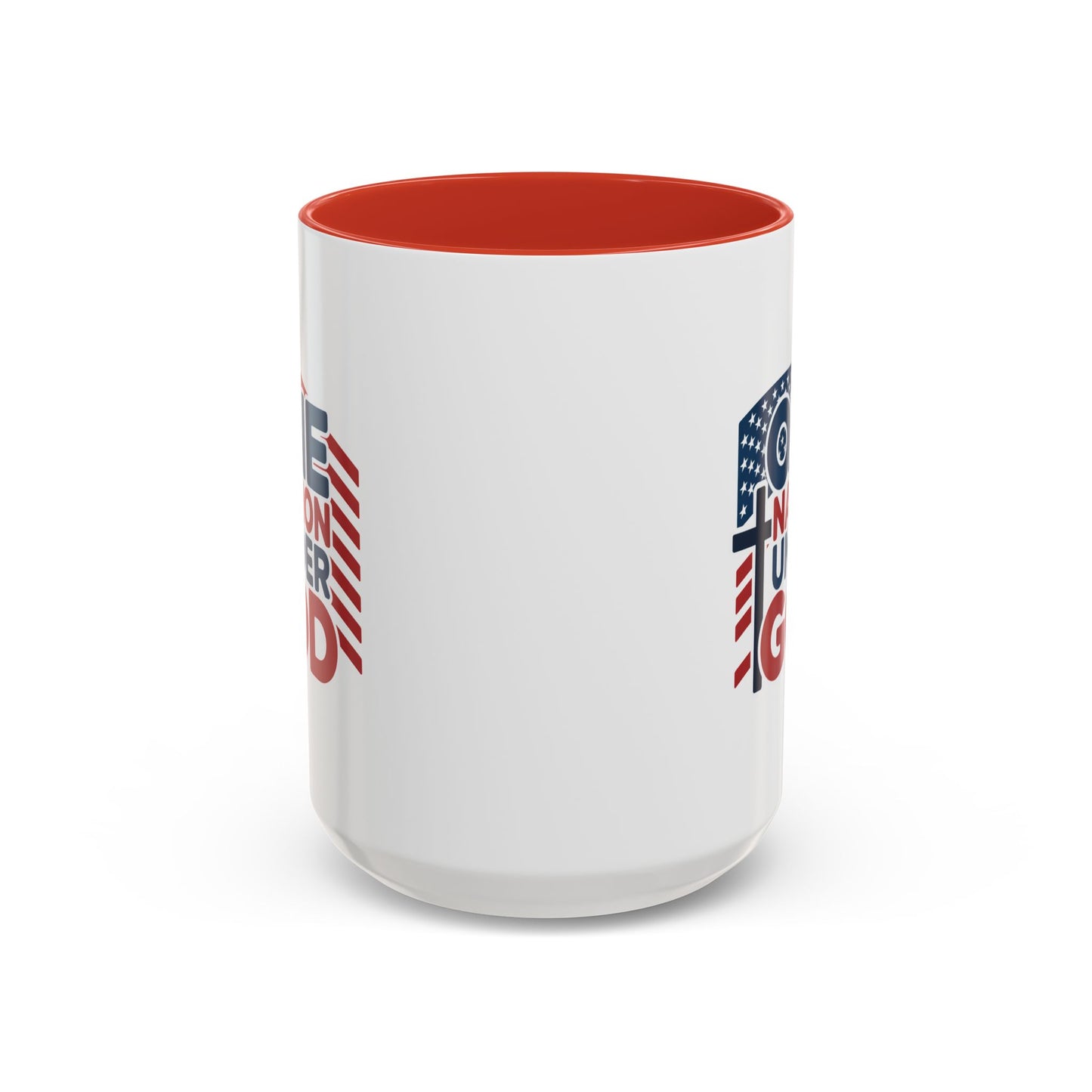 Religious Mug - One Nation Flag Cross