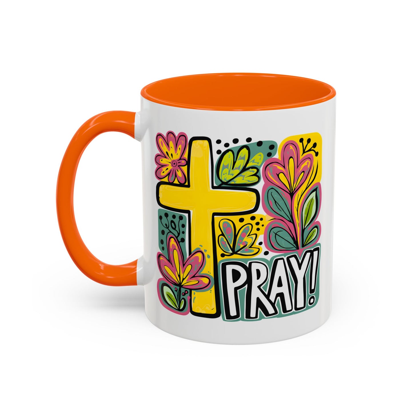 Religious Mug - Pray Cross
