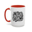 Christmas Mug - Merry Christmas Black Text Mistletoe