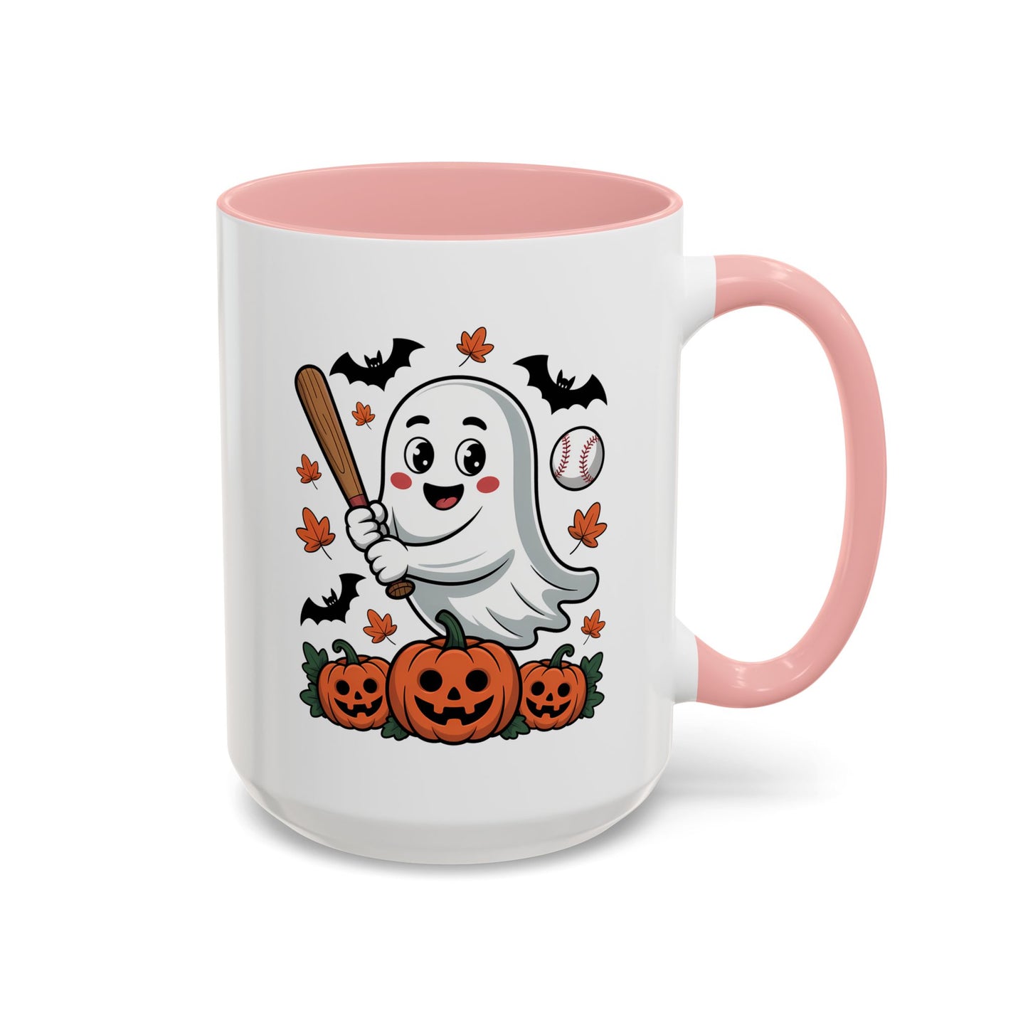 Halloween Mug - Ghost With Baseball Bat