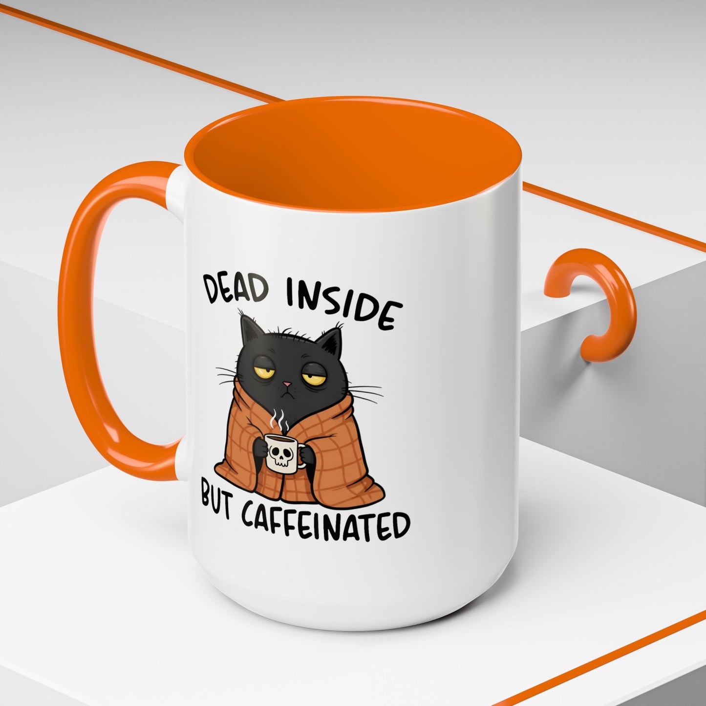Animal Mug - Dead Inside But Caffeinated