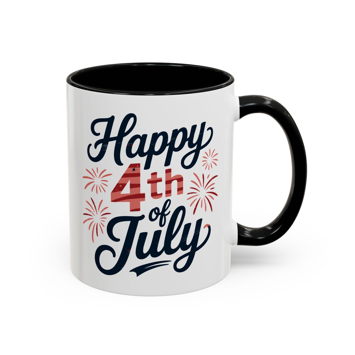 4th of July Mug - Happy 4th of July Fireworks