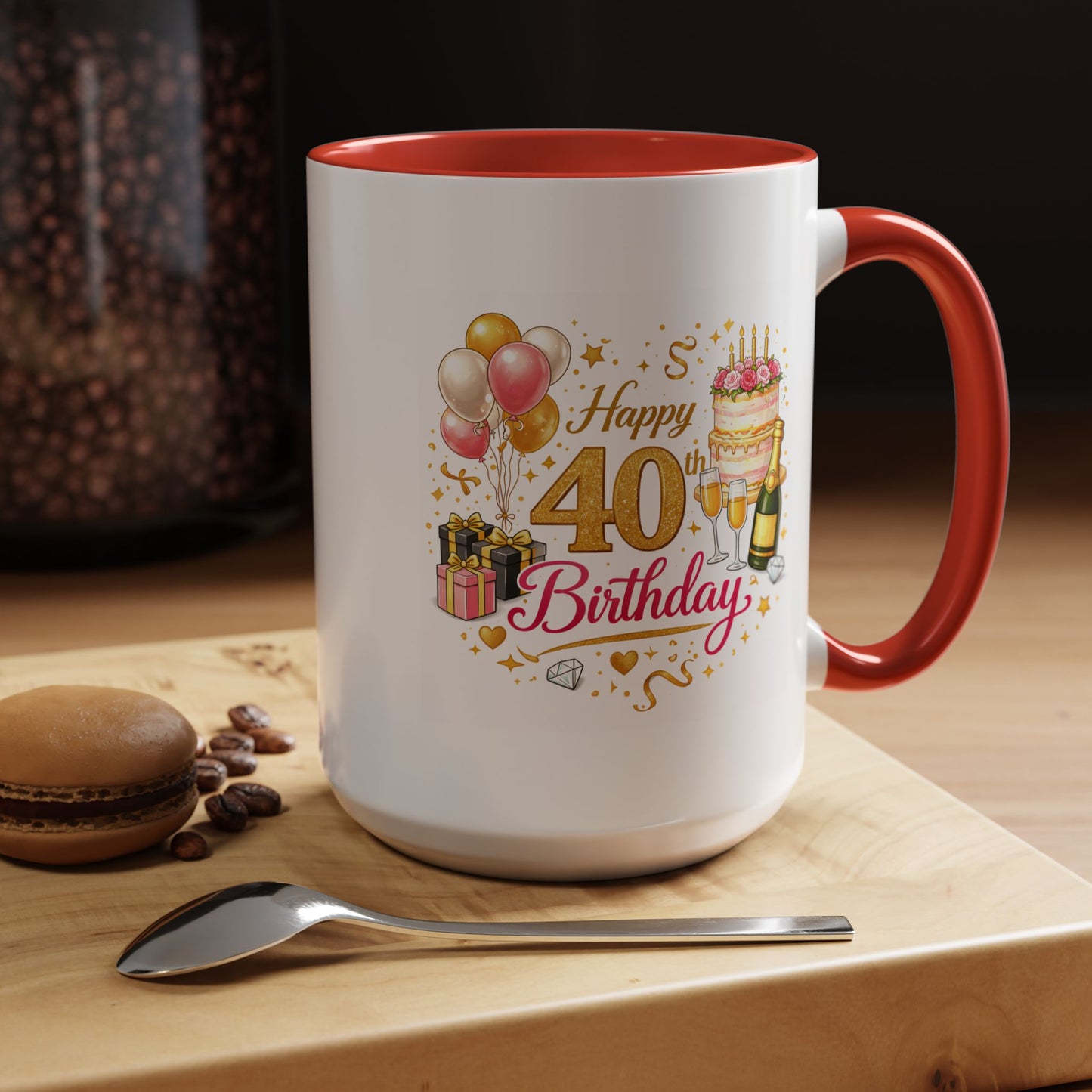 Birthday Mug - Happy 40th
