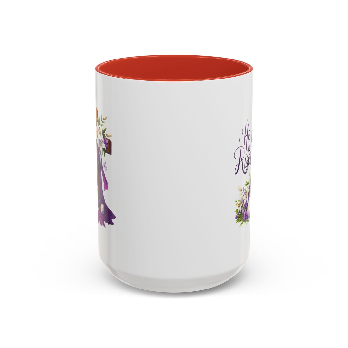 Easter Mug - He Is Risen Cross