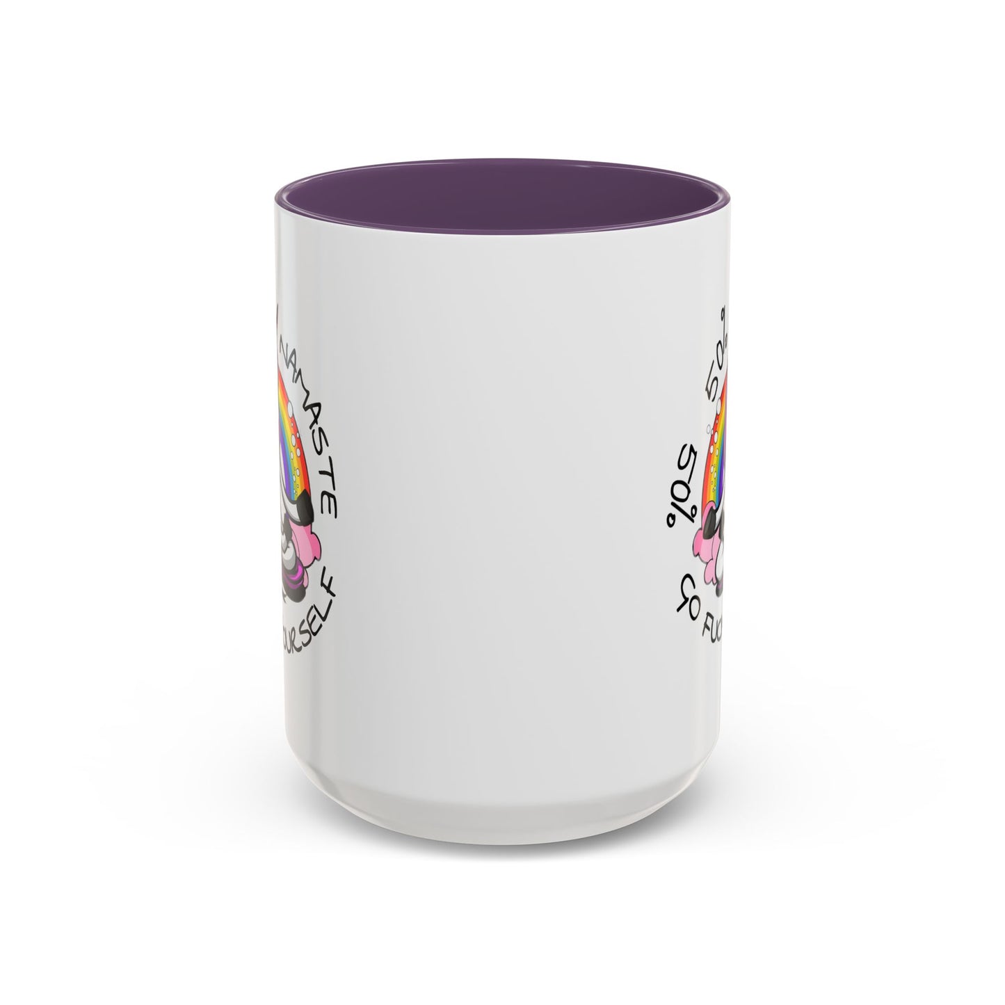 Adult Mug - 50% Namaste 50% Go Fuck Yourself