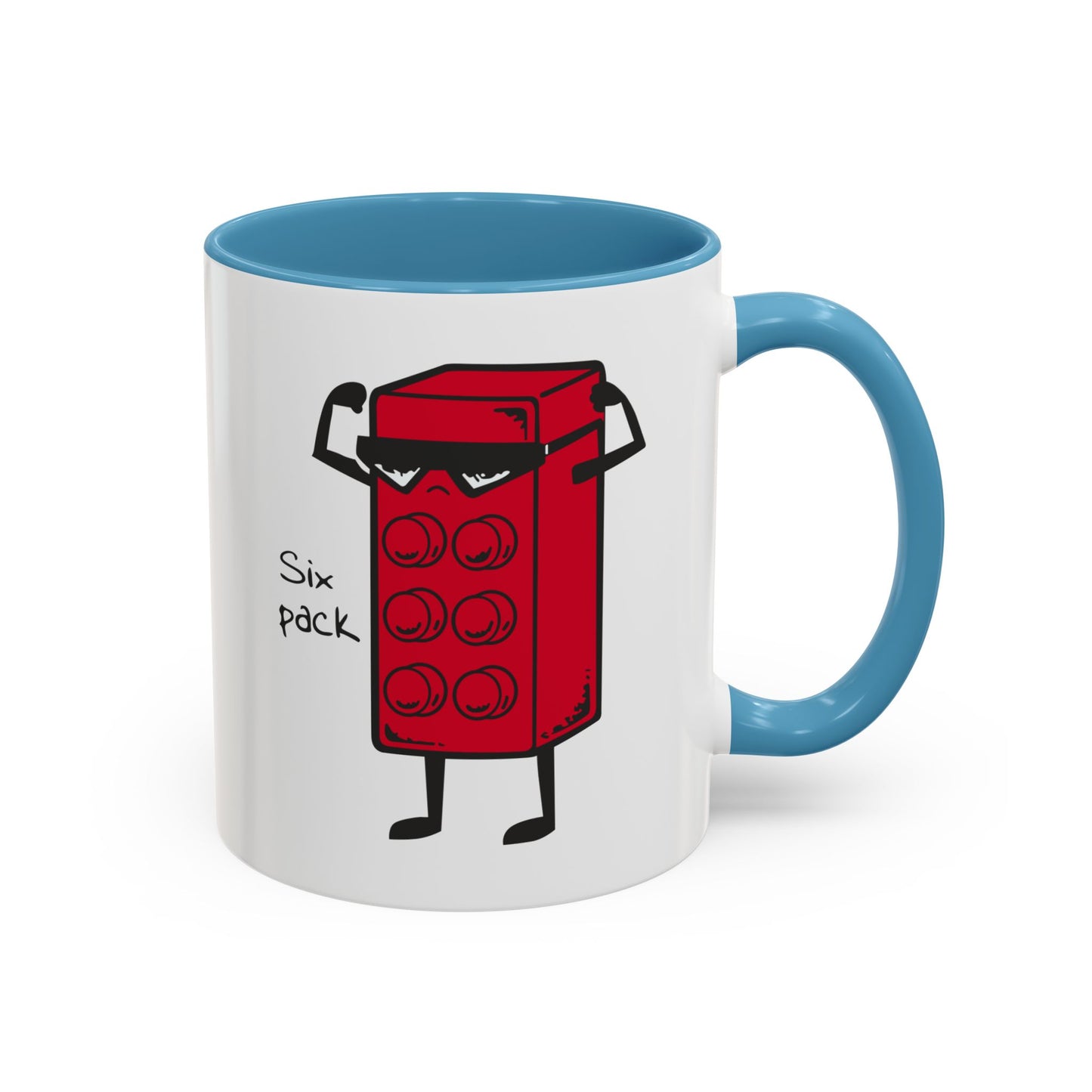 Humor Mug - Six Pack Lego Block