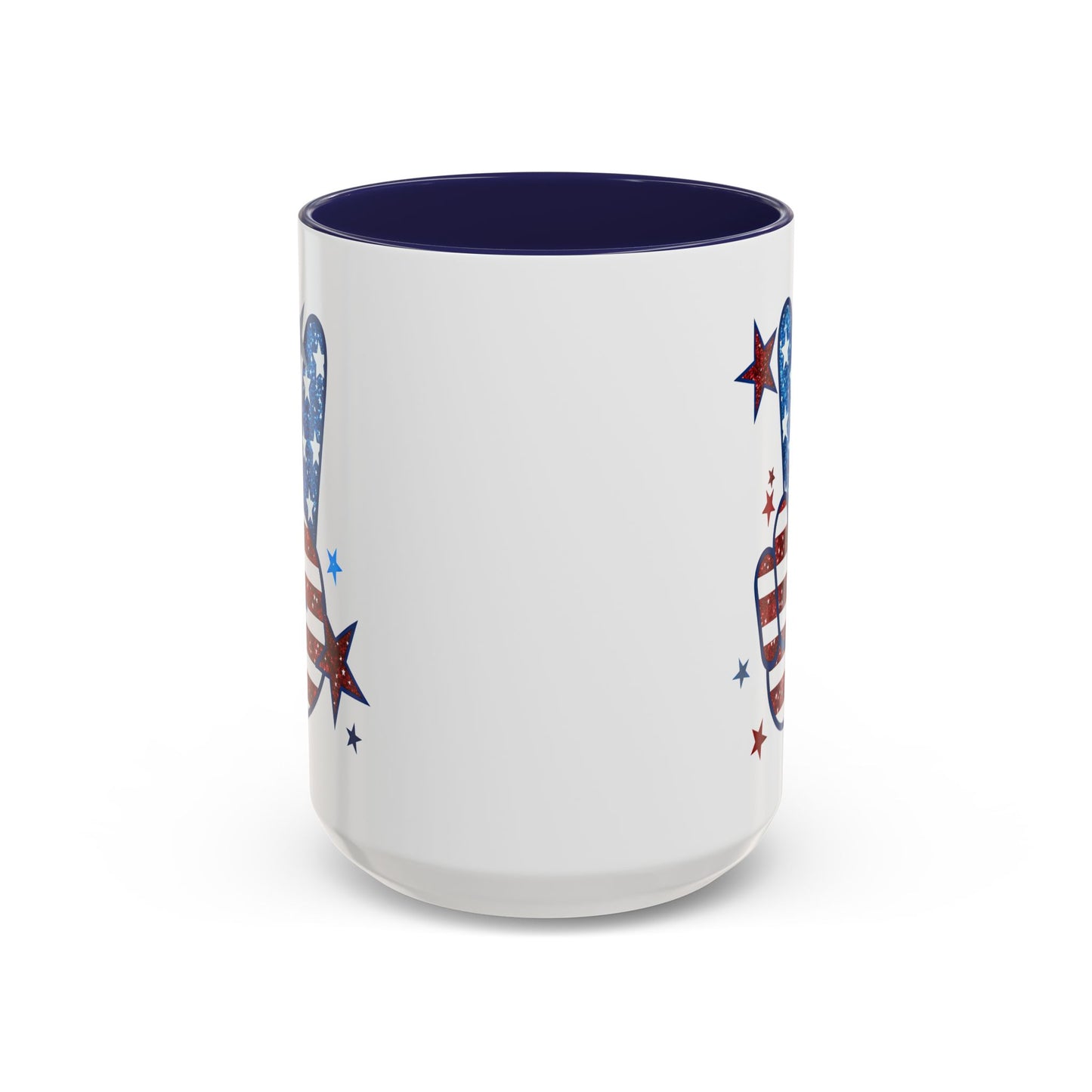 4th of July Mug - America Peace Sign