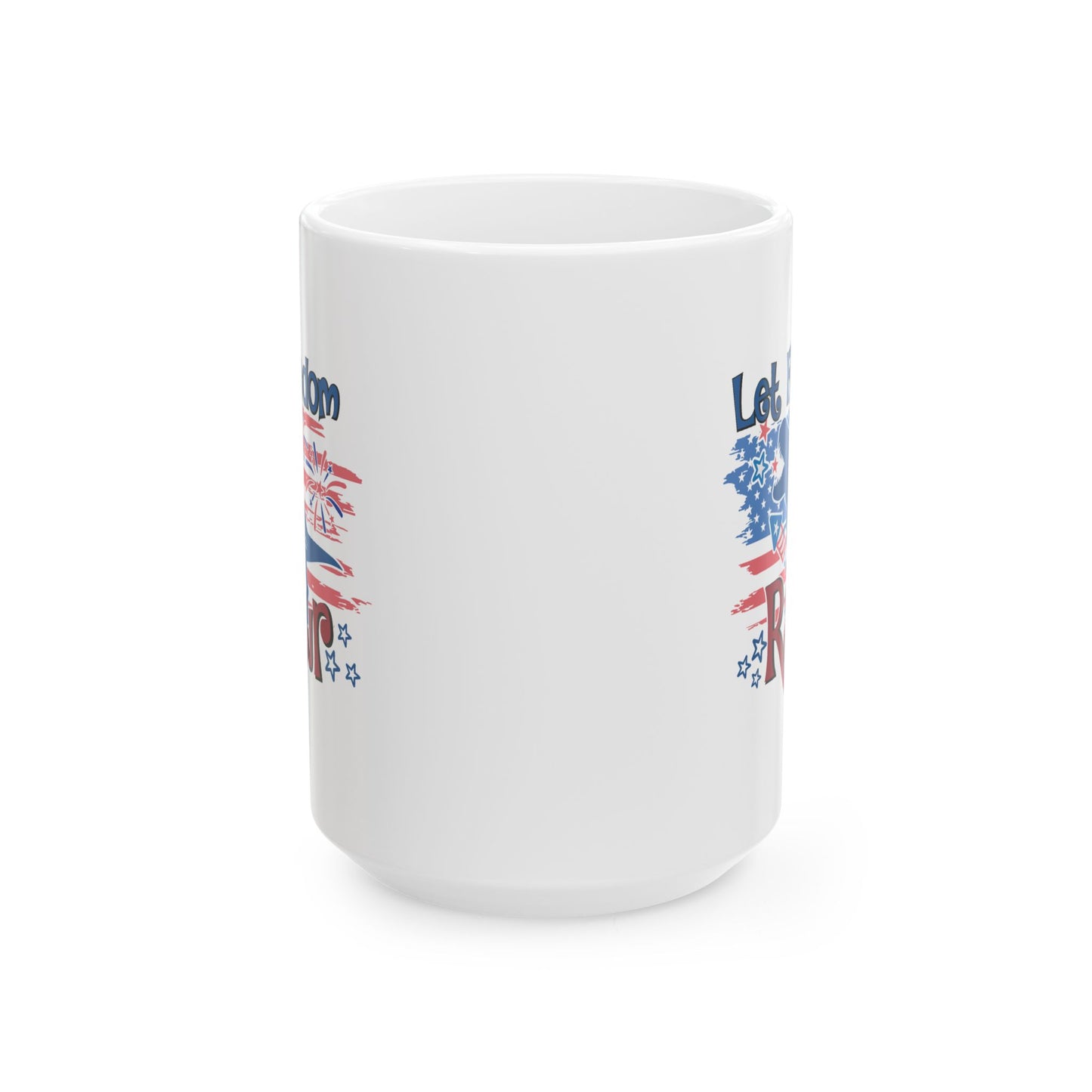 4th of July Mug - Let Freedom Rawr