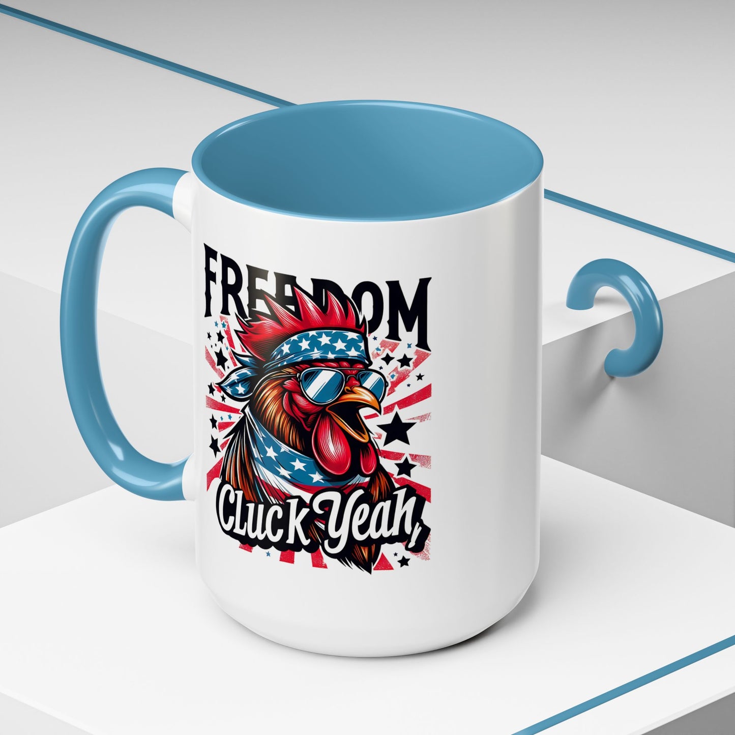 4th of July Mug - Freedom Cluck Yeah!