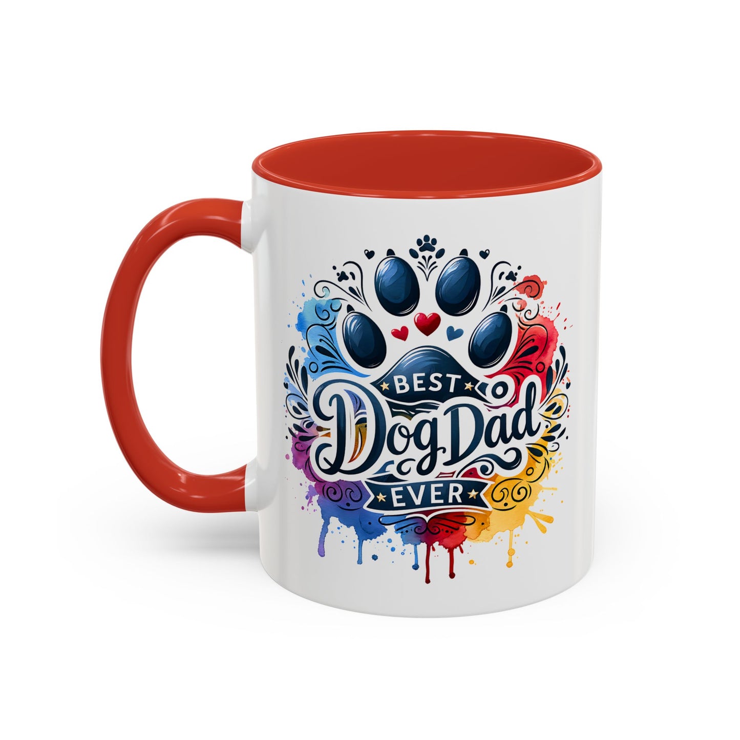 Animal Mug - Best Dog Dad Ever Paw