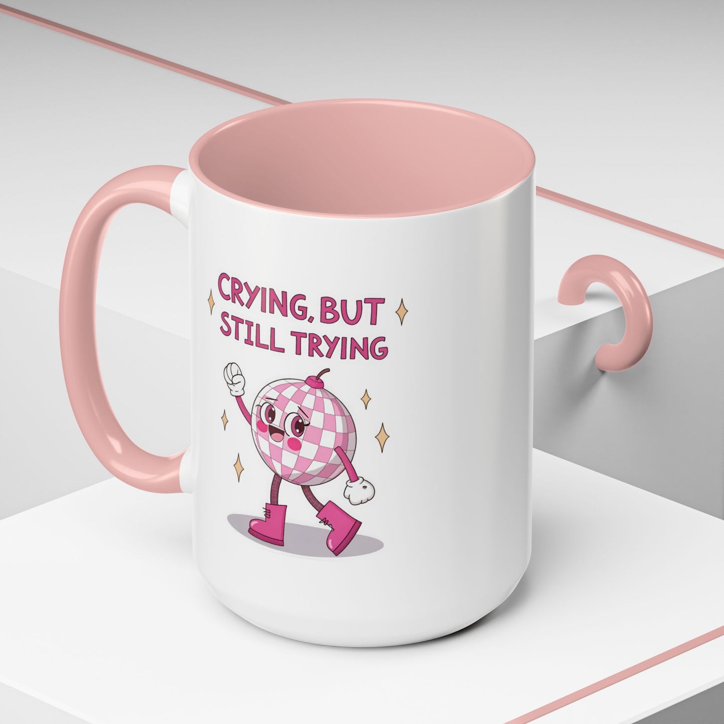 Wellness Mug - Crying But Still Trying