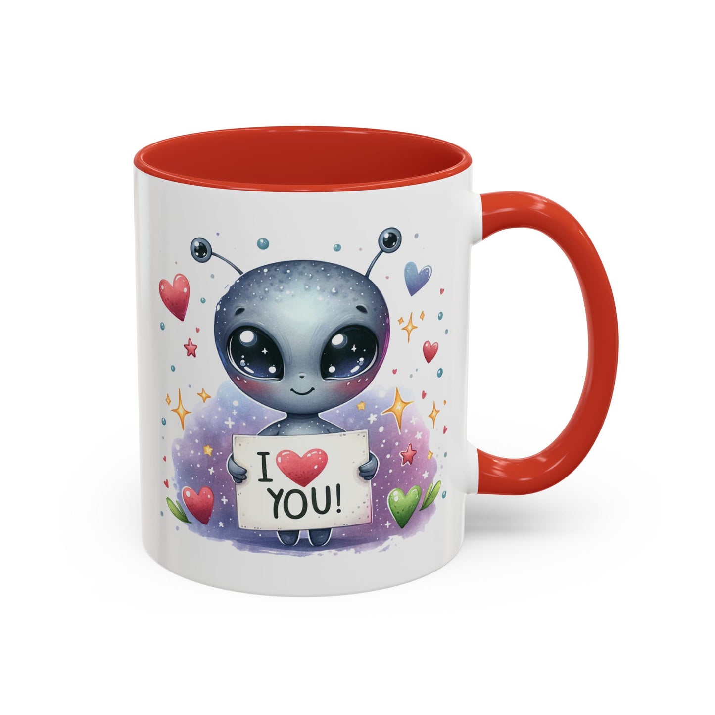 Valentine's Day Mug - I Love You Alien