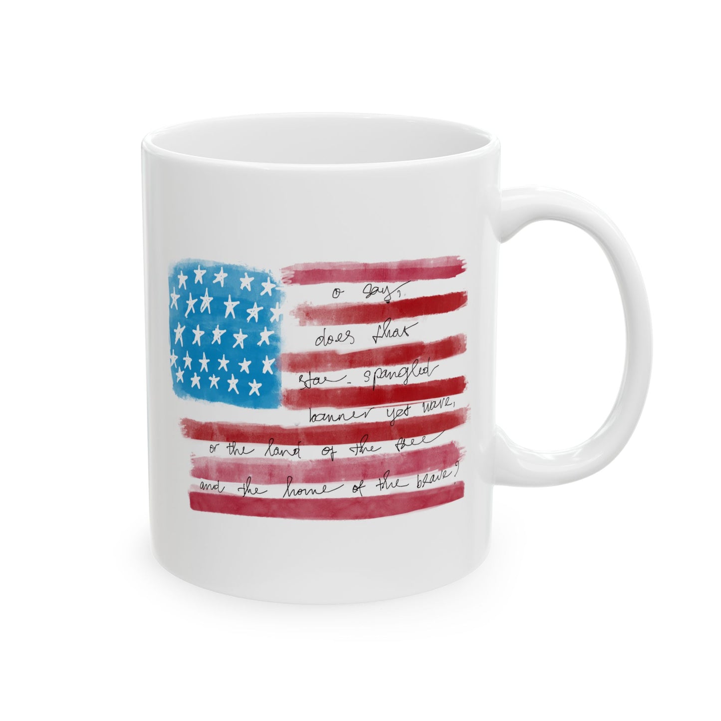 4th of July Mug - USA Flag