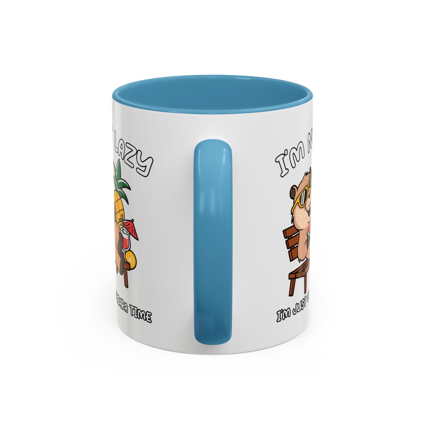 Humor Mug - I'm Not Lazy Capybara