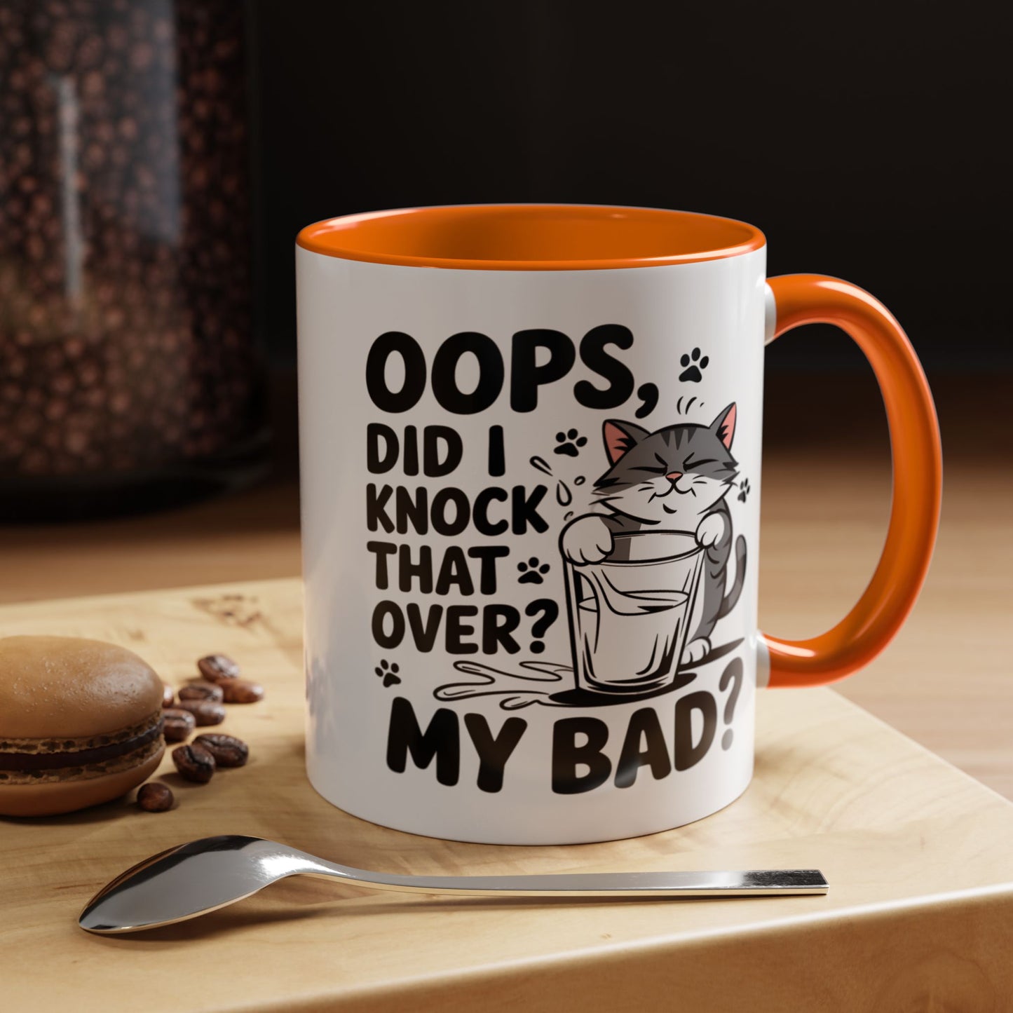 Animal Mug - Oops, Did I Knock That Over