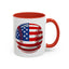 4th of July Mug - Baseball American Flag
