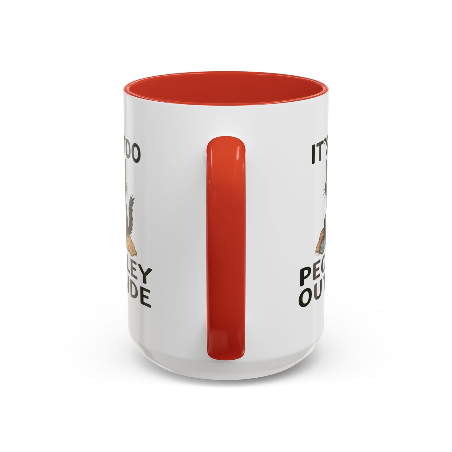 Animal Mug - It's Too Peopley Outside