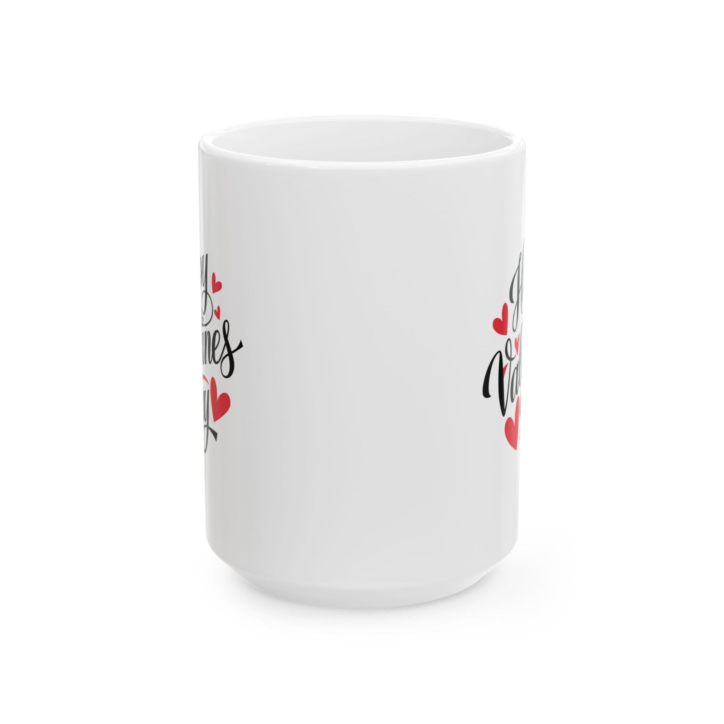 Valentine's Day Mug - Happy Calligraphy Text