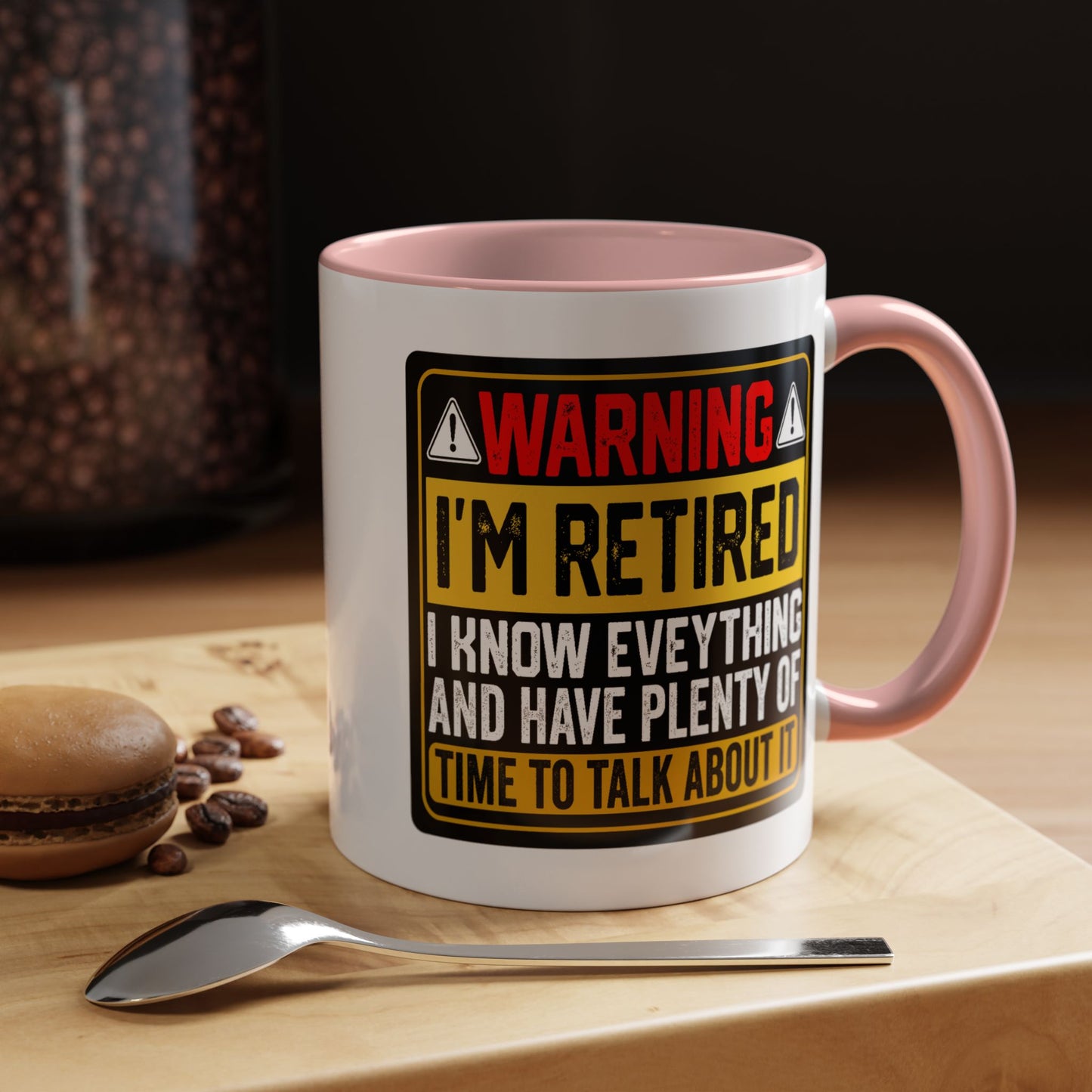 Office Mug - Warning I'm Retired