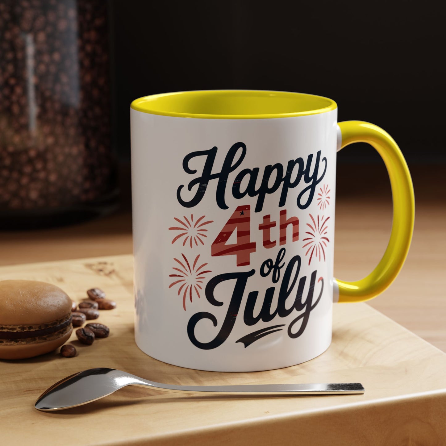4th of July Mug - Happy 4th of July Fireworks