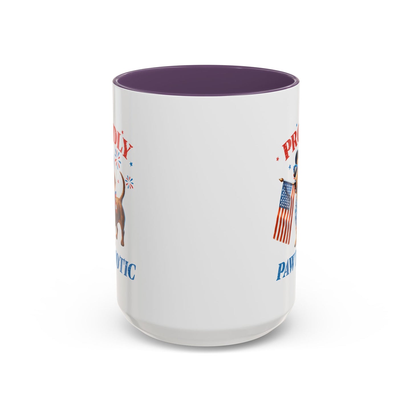 4th of July Mug - Proudly Pawtriotic Dog