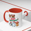 Christmas - Merry Christmas Red & Green Text Reindeer Penguin Bear Fox