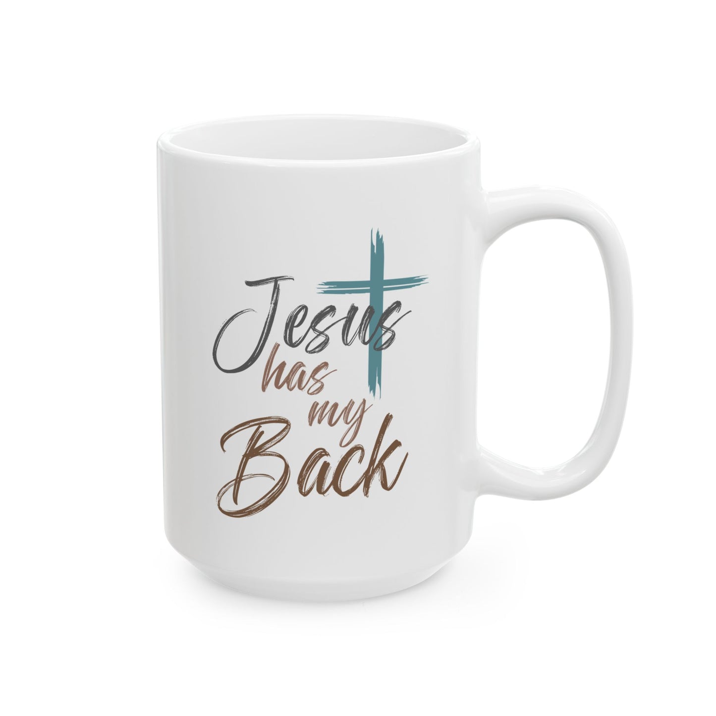Religious Mug - Jesus Has My Back
