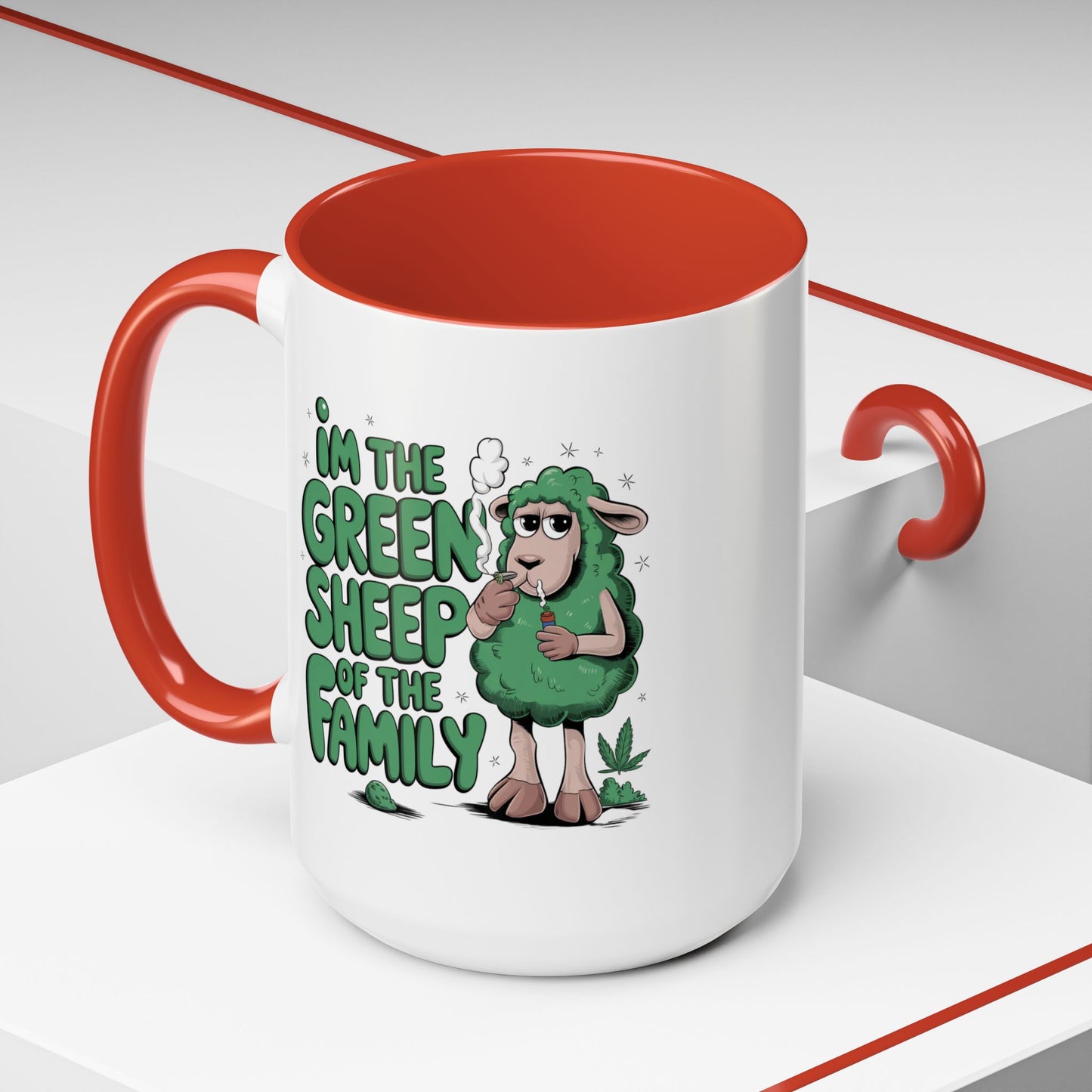 Adult Mug - I'm The Green Sheep
