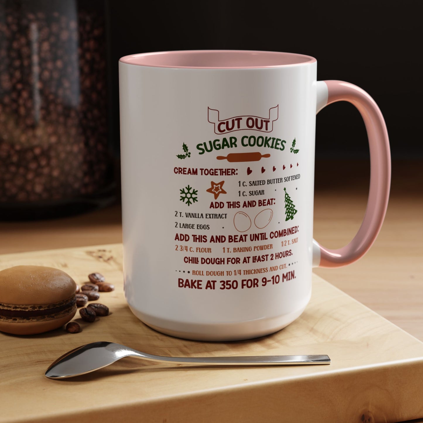 Christmas Mug - Cut Out Sugar Cookies Recipe