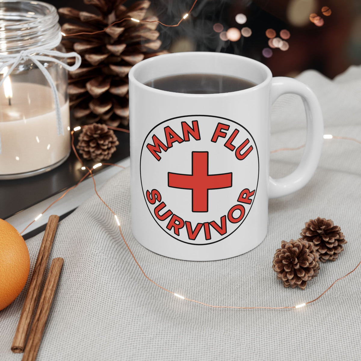 Humor Mug - Man Flu Survivor
