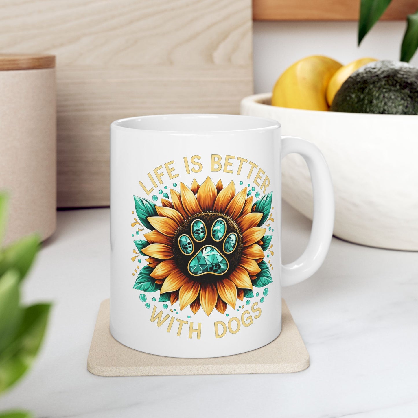 Animal Mug - Life Is Better With Dogs