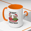 Christmas Mug - Merry Christmas Black Text Owls