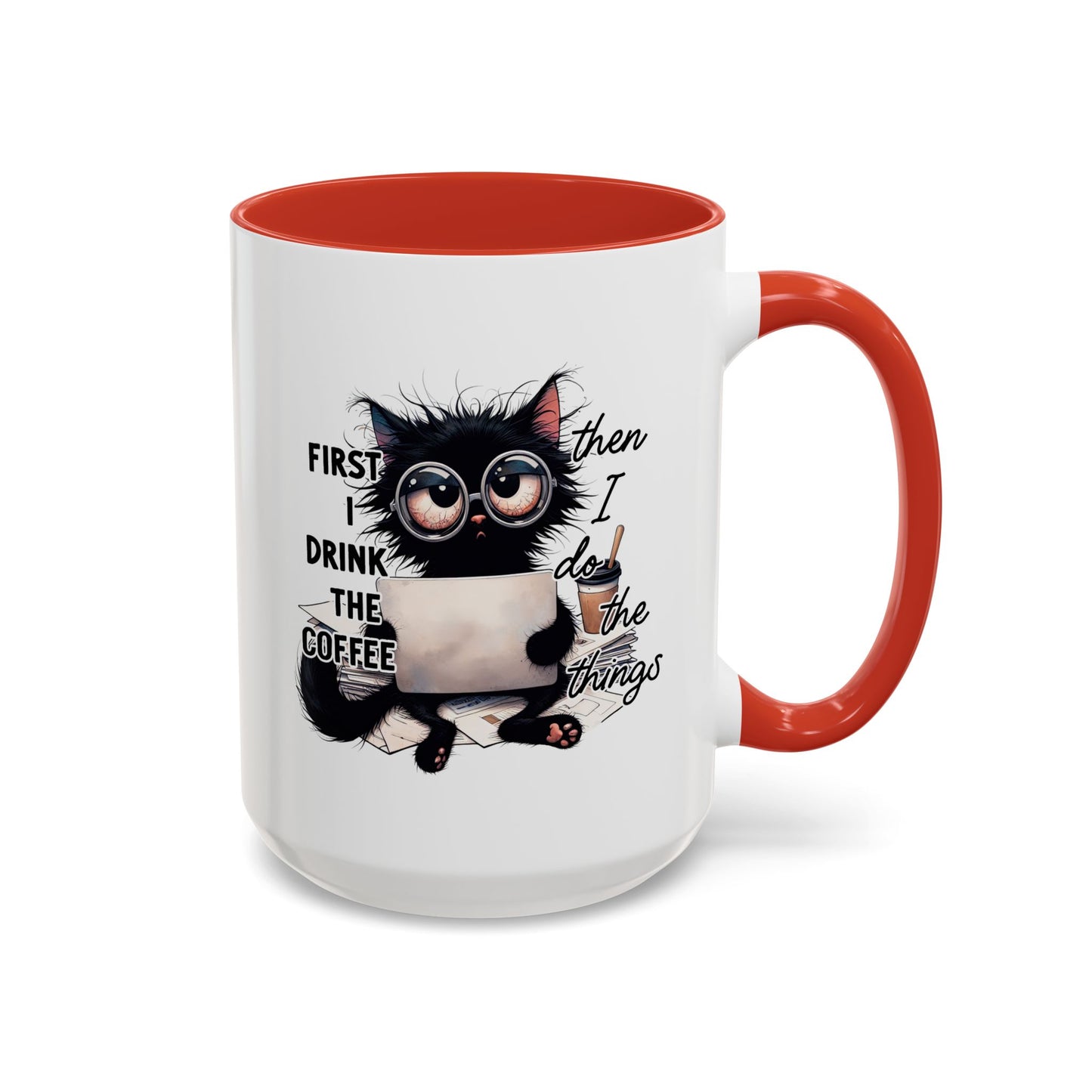 Animal Mug - First I Drink The Coffee