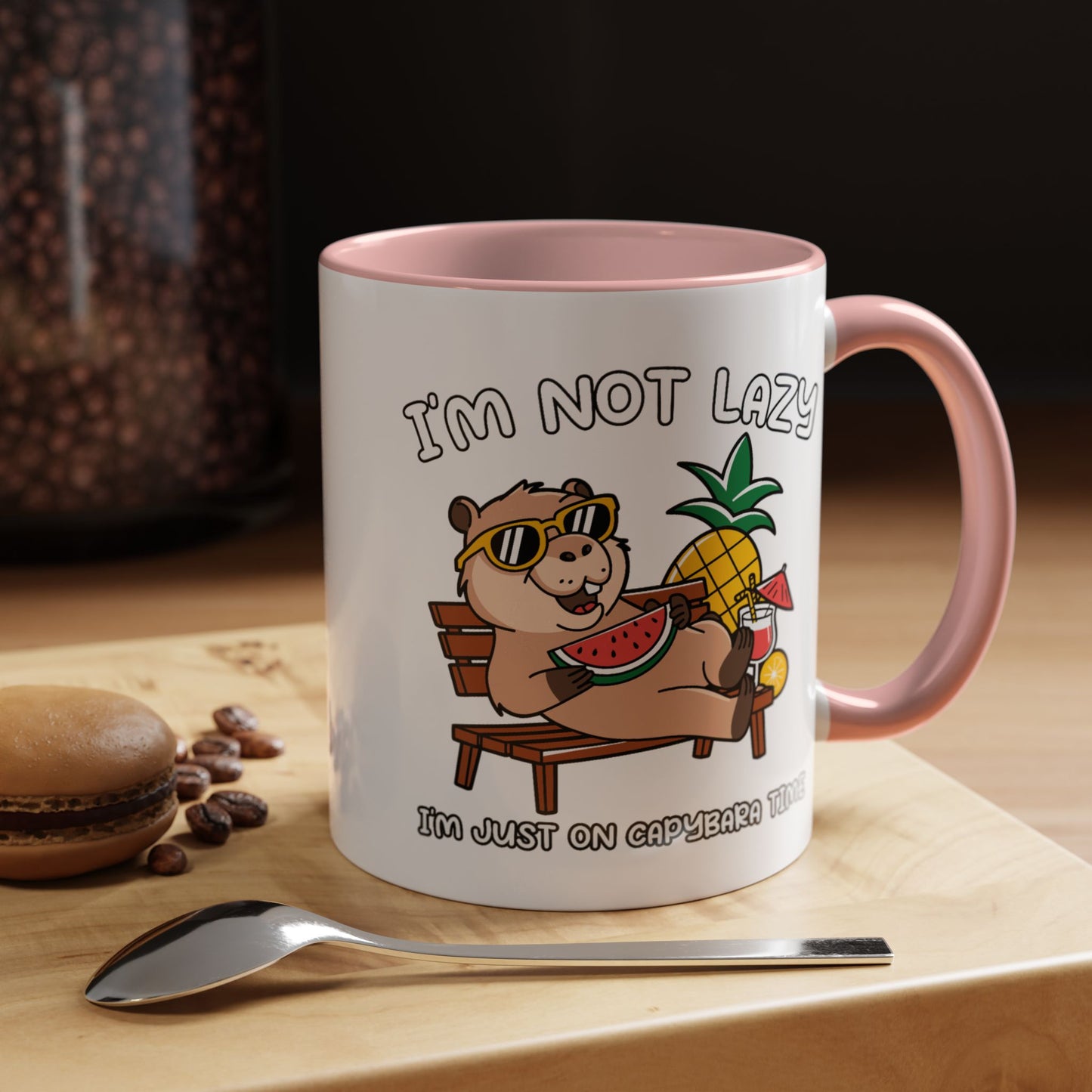 Humor Mug - I'm Not Lazy Capybara
