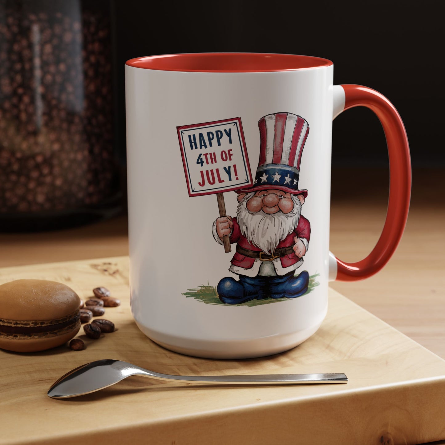 4th of July Mug - American Gnome 8